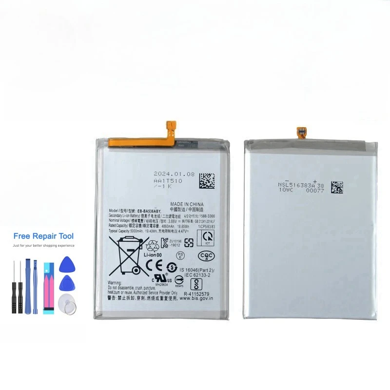 For Samsung Galaxy A53 5G 2022 Battery 5000 mAh (SM-A536 / A536) ( EB-BA336ABY )