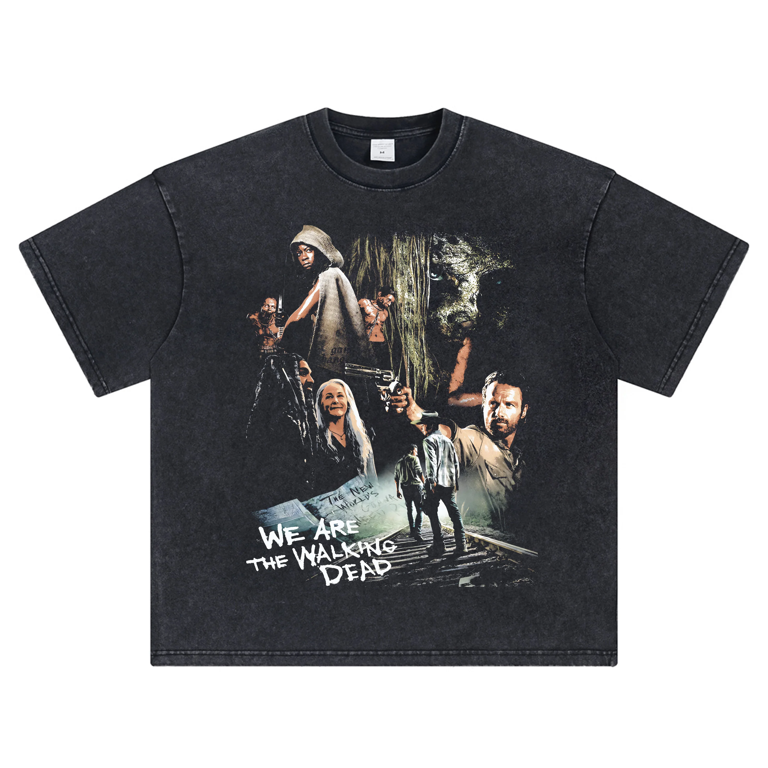 

2025 The Walking Dead Short-sleeved Rick Glenn Retro Long-sleeved Negan Whisperer Hoodie Man Darrill Kama
