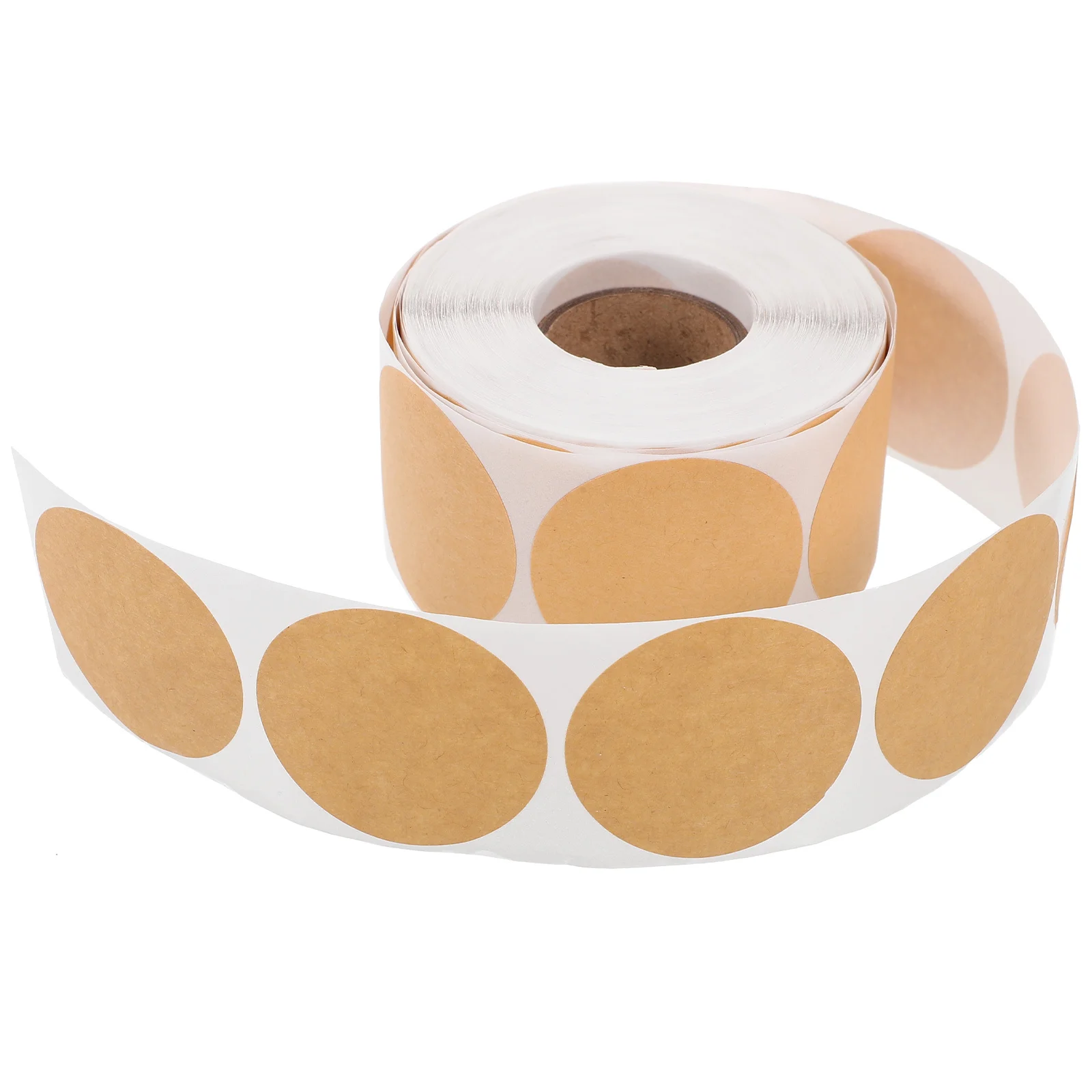 ملصقات علامات اسم ورق الكرافت ذات سطح فارغ لاصق قوي للتعرف السريع في اجتماعات الفصول الدراسية والتجمعات العائلية #1