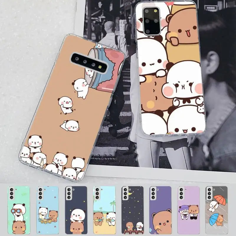 Custodia per telefono Bubududu Panda per Samsung S21 A10 per Redmi Note 7 9 per Huawei P30Pro Honor 8X 10i cover