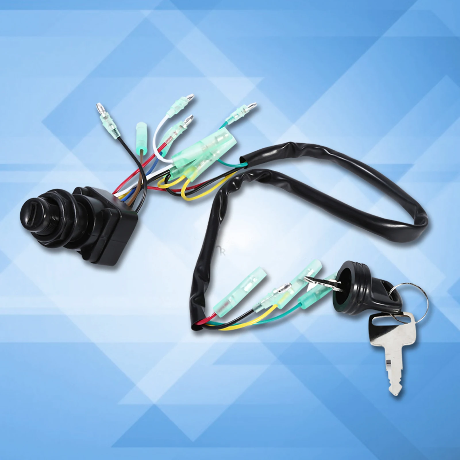 

Ignition Main Switch Assy Main Switch Assy Ignition Main Switch Assy for Yamaha Outboard Motor Control Box Ignition