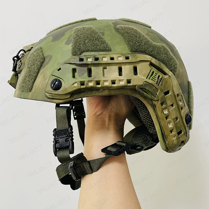 Imagem -02 - Capacete Tático Fast sf Aramid Capacete Nij Iiia mc cp Atfg Camuflagem Multicam Capacete Marítimo com Sistema Wendy