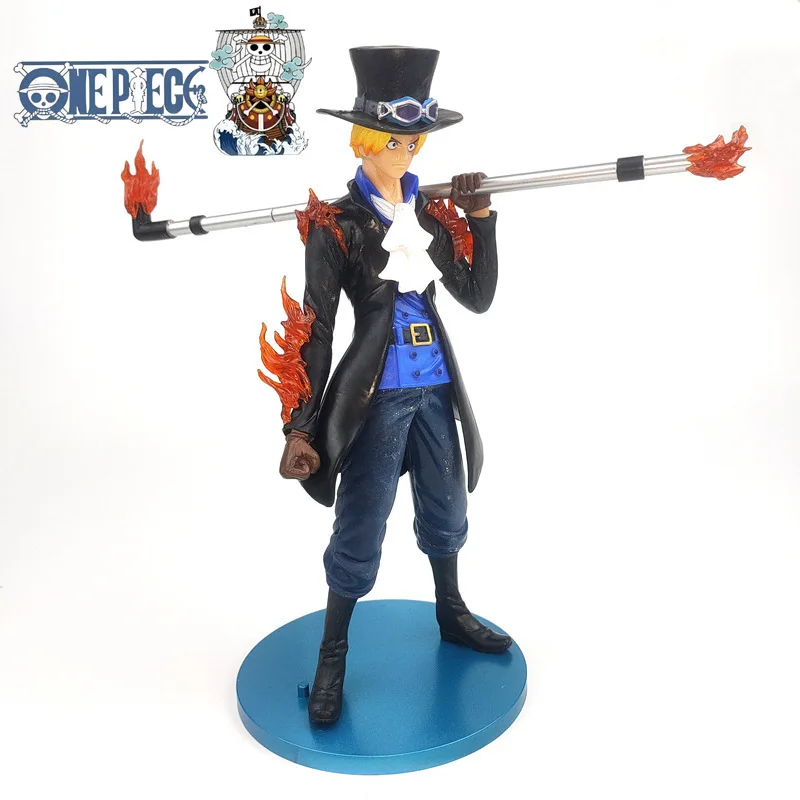 One Piece Figure  Grandista Sabo with Rifle Pose Blind Box, Cute Anime Collectible Toy & Desk Decor Gift