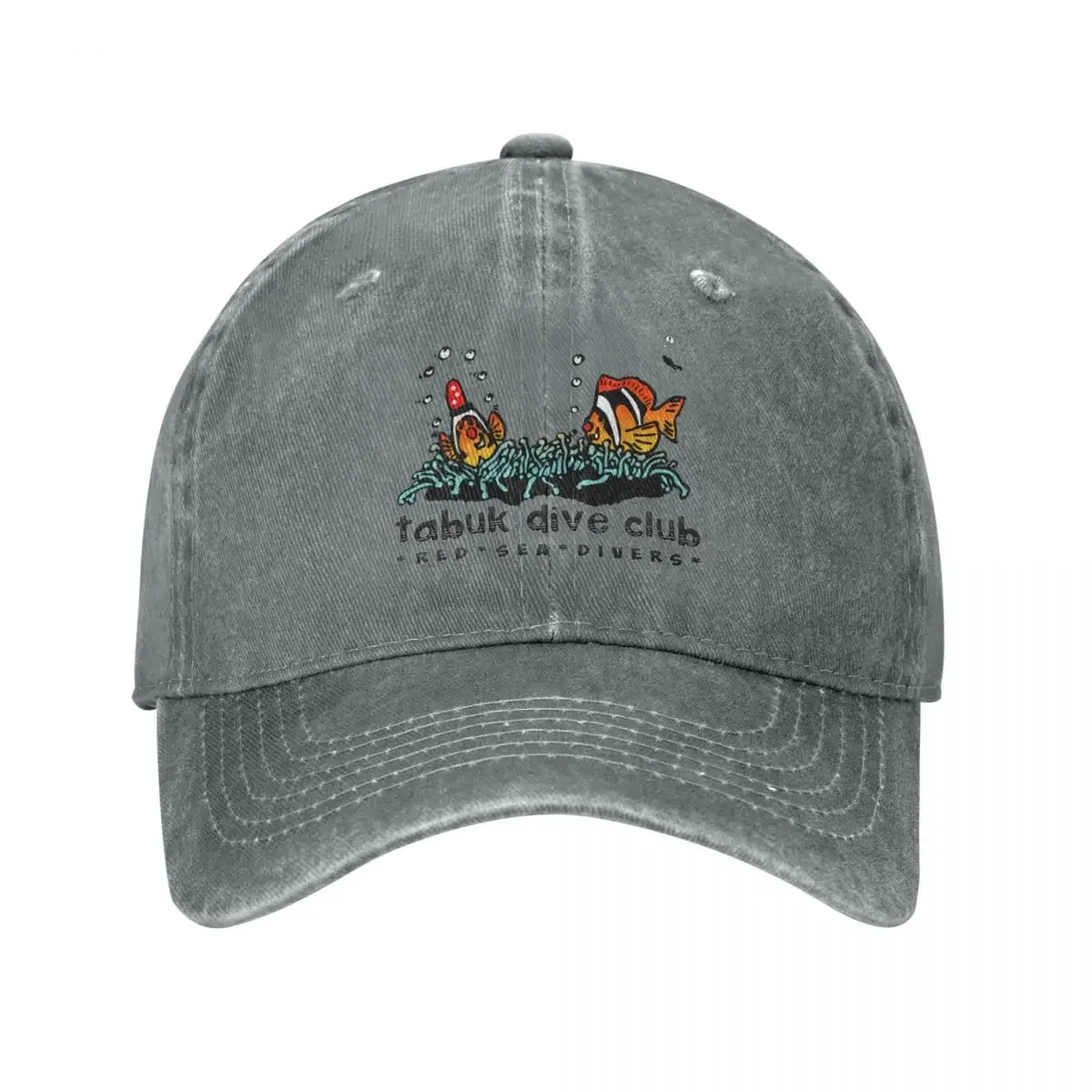 Original 1987 Tabuk Dive Club design, now in colour! Cowboy Hat Military Tactical Cap sun hat Men'S Baseball Cap Women'S