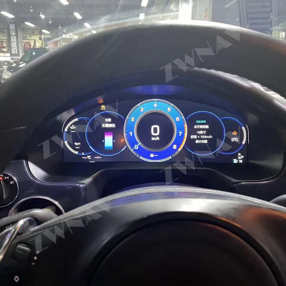 ZWNAV 12.3 Inch LCD Digitale Cluster voor Porsche Panamera 2010-2016 LCD Instrumentenpaneel Auto Dashboard Cockpit Snelheidsmeters