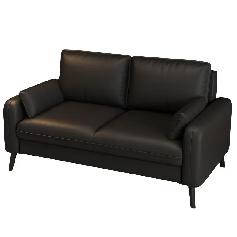 Nordic double sofa small apartment family apartment rental room office lounge area reception technology cloth small sofa