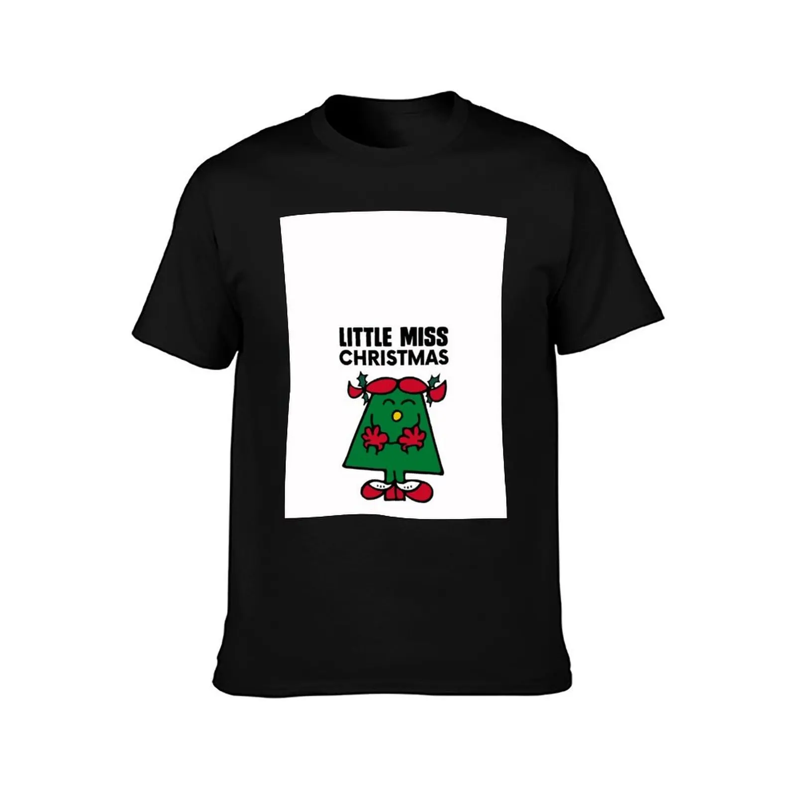 LITTLE MISS CHRISTMAS Classic T-Shirt Simple Trendy Casual T-Shirt