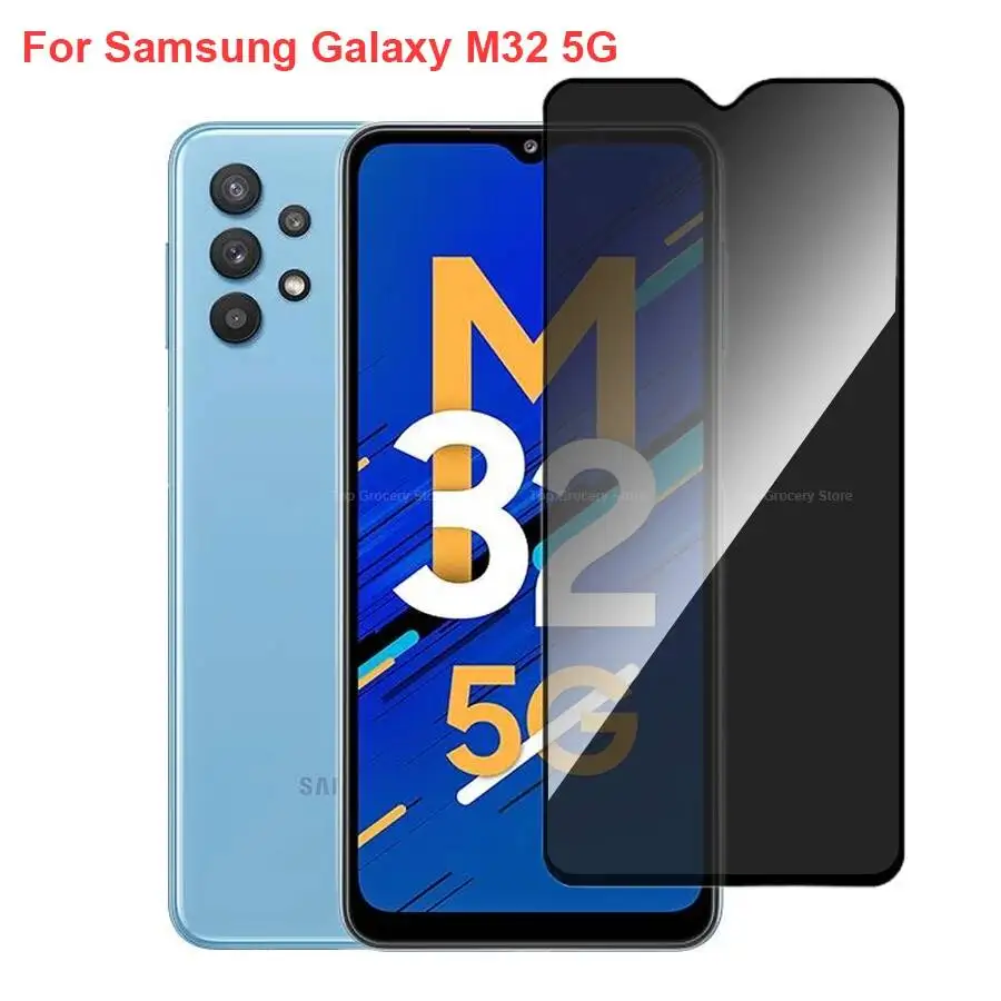 

For Samsung Galaxy M32 SM-M326B Anti Spy Privacy Tempered Glass Screen Protector Compatible For Galaxym32 5G Phone Film