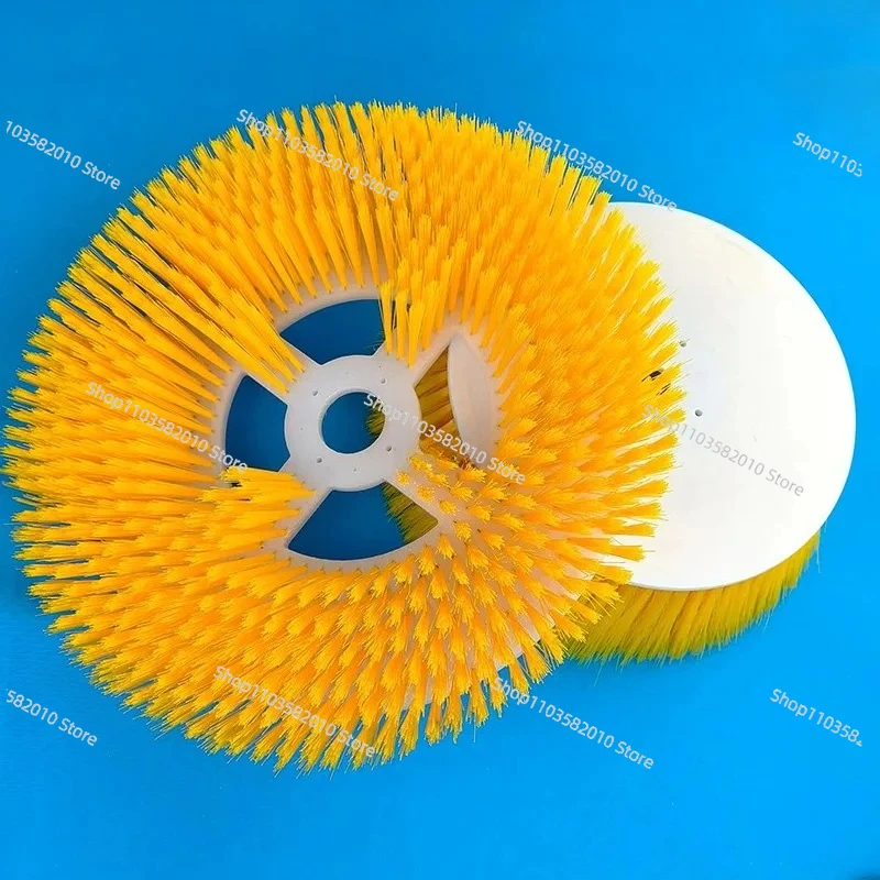 Supply of electric long handled cleaning brushes, cleaning brush heads, large diameter floor tile billboard cleaning brushes