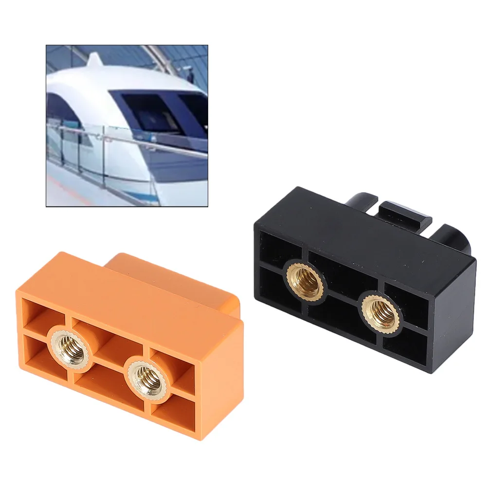 2pcs for rugged Terminal Connectors for electromechanical Applications PC+ABS IP67 Waterproof 2 for m6 18mm Spacing
