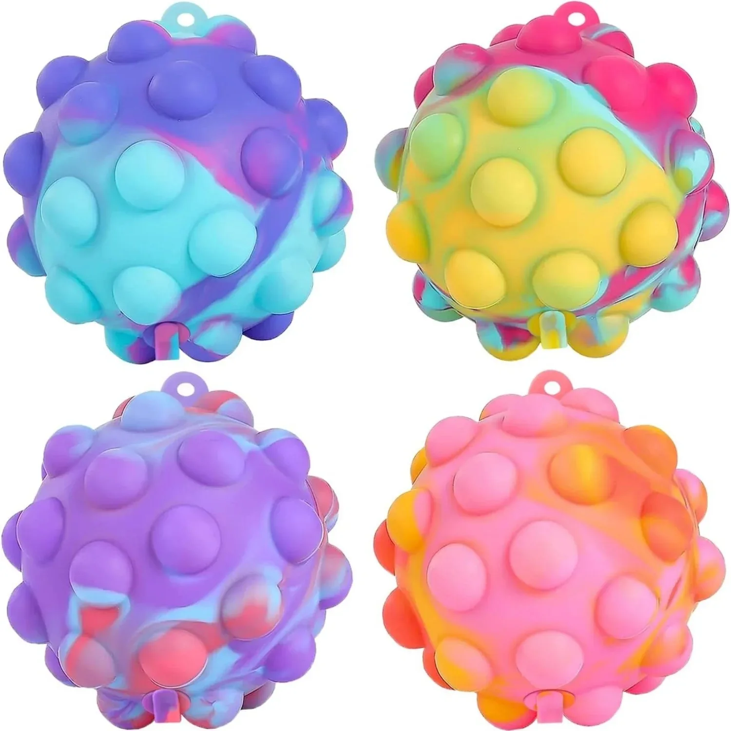 Push Pop Bubble Fidget Sensorisches Spielzeug 3D-Stressbälle für Autismus, Stress, Angst, Klassenzimmerpreise, Studentengeschenke – Detail 11