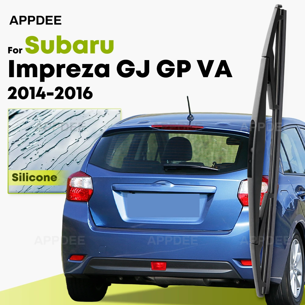 

Silicone Rear Wiper For Subaru Impreza GJ GP VA 2014-2016 coated windshield wiper blade 12" Rear Window Brushes
