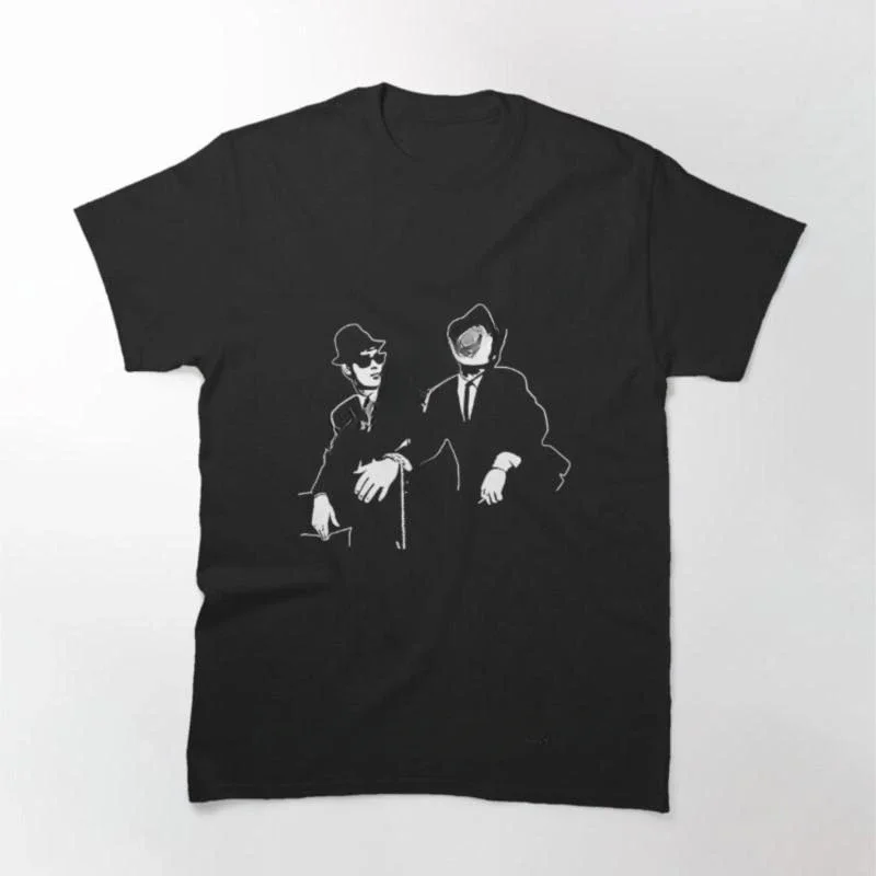 Brand casual short sleeve for summer tshirt Adult tee tops teenager tee-shirt Blues Brothers – Jake & Elwood Printed T Shirt new