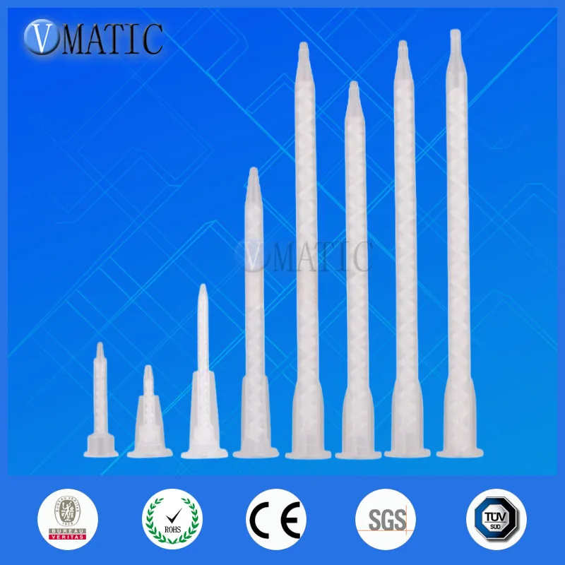 Dual-Component Static Mixer Nozzle | 12-Lobe Helix Mixing Element for Epoxy Dispensing