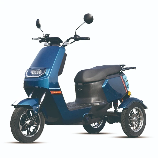 HOT-SELLING 60V optional battery support customized three-wheeled Electric Motorcycle Scooter