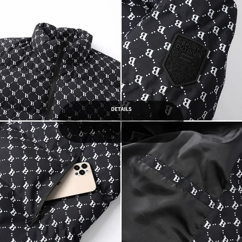 Winter Jacket Short Loose Simple Parkas Thicken Warm Fashion New Men Down Cotton Coat Outwear Lovers Leisure Overcoat