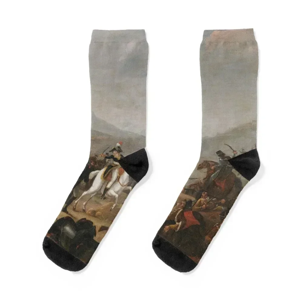 

Napoleon: The Battle of Marengo Socks cute christmass gift cotton colored Men Socks Women's