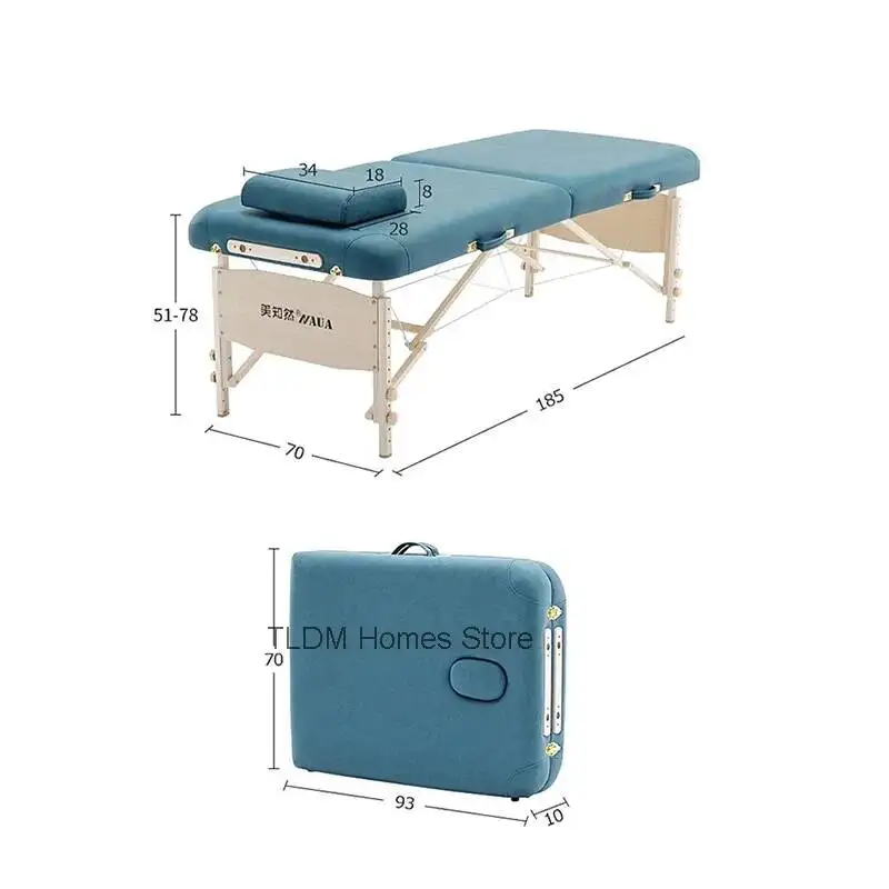 Folding Table Bed Portable Stretcher Furniture Aesthetic Beauty Lash Luxury Cosmetology Couch Maca Portatil Massage Cosmetic