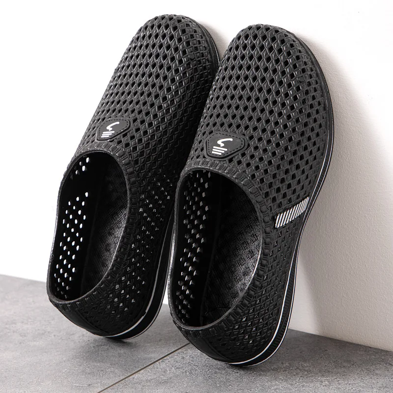 

Brand Men's Sandals Nest Shape Design Mesh Sandals Outdoor Beach Breathable Casual Shoes Slingback Soft Bottom Shoes for Men New