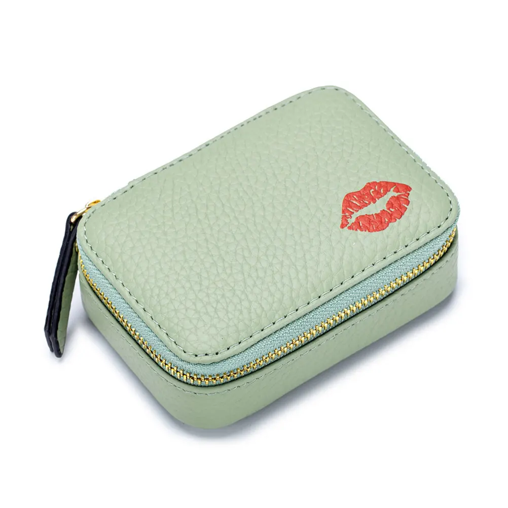 

Lipstick Bag Travel Makeup Pouch for Women Small Portable Pu Bags Traveling Gloss