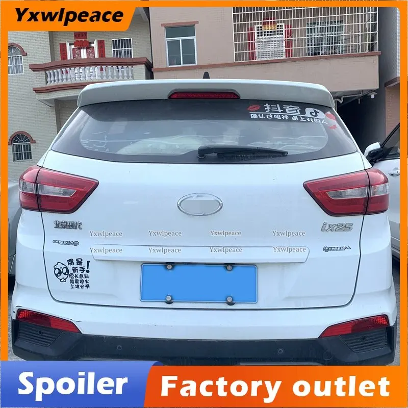 

For Hyundai Creta IX25 Roof Spoiler 2015 2016 2017 ABS Plastic Unpainted Color Rear Trunk Lip Wing Car Accessories