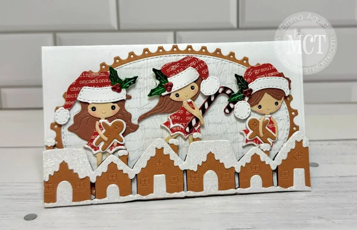 Kerst metalen snijframe sterft 2024 Nieuwe sjablonen Gingerbread Man en Cup DIY Scrapbooking Papier maken Ambachten Bezuinigingen