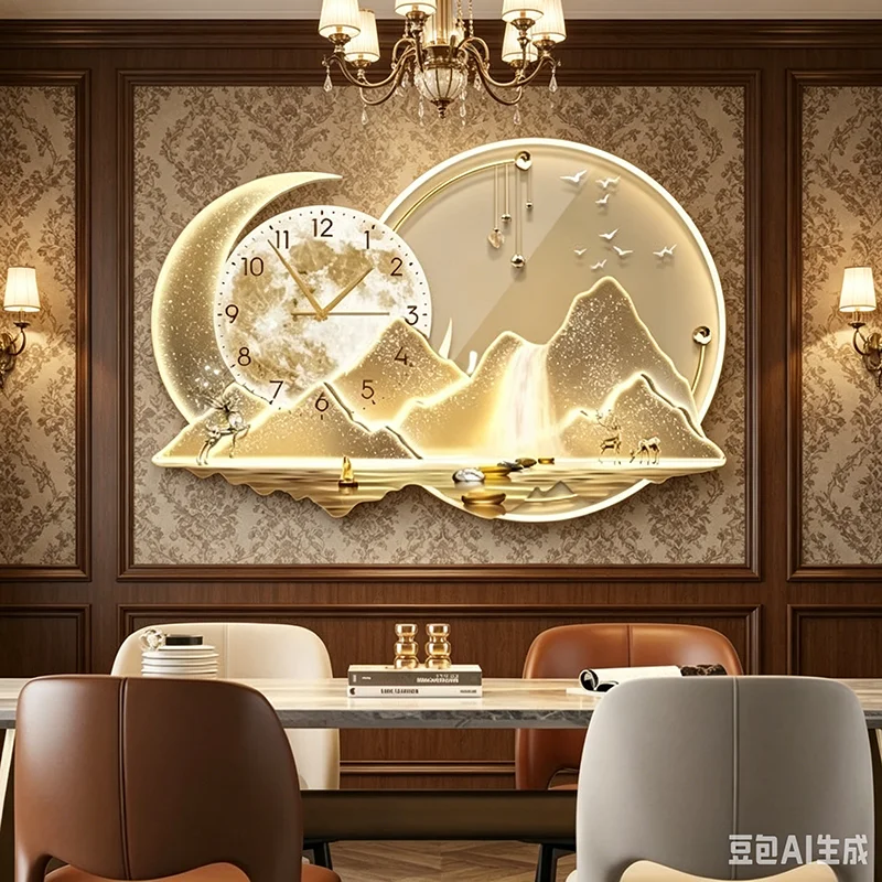 Large Size Room Decor Clock Wall Professional Vintage Universal European Wall Watch Unique Relogio De Parede Home Furniture