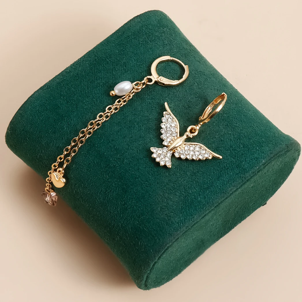 Fashion Angel Wings Feather Y2K Choker Necklace for Women Big Phoenix‌ Pendant Link Tassel Chains Collar Bib Wedding Tribal Gift