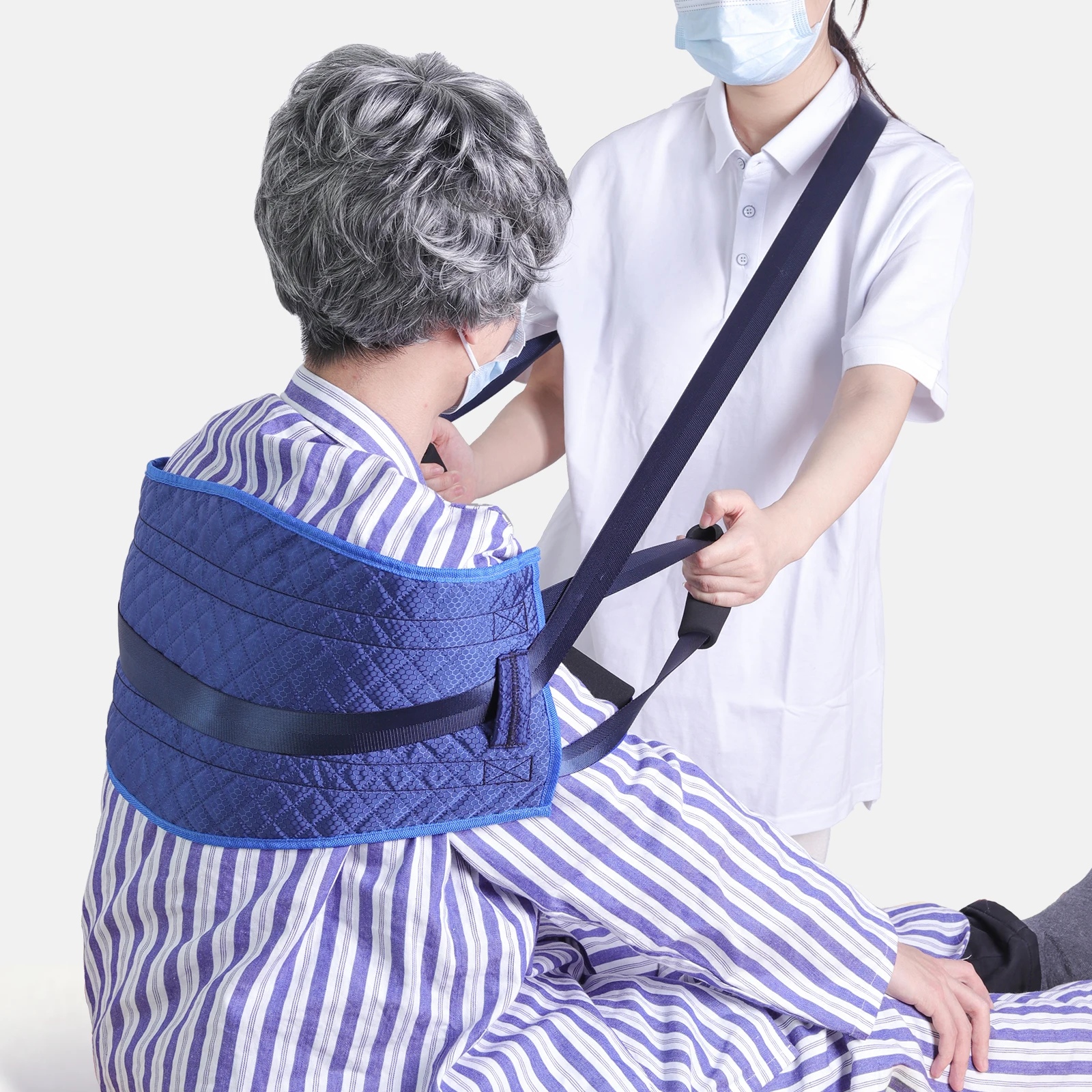 Disabled Transfer Belt Bed Nursing Shift Pad Turn Over Auxiliary Belt Bedridden Patient Carrying Mobile Belt
