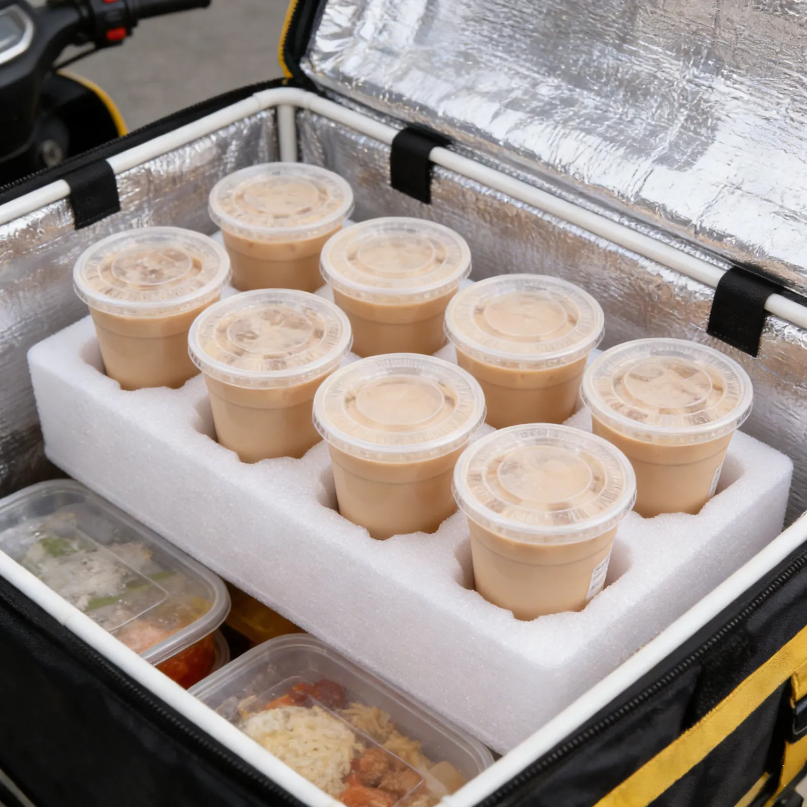 Piankowy uchwyt na napoje na 1 – Coffee Tea Holder recenzja i cena