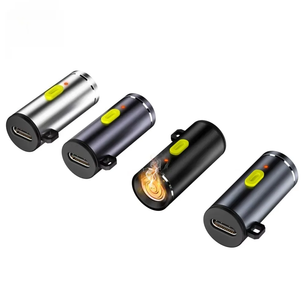 

Type-c Female To Mini Portable Cigarette Lighter Ultra-small Portable Windproof Suitable for Outdoor Fire Camping