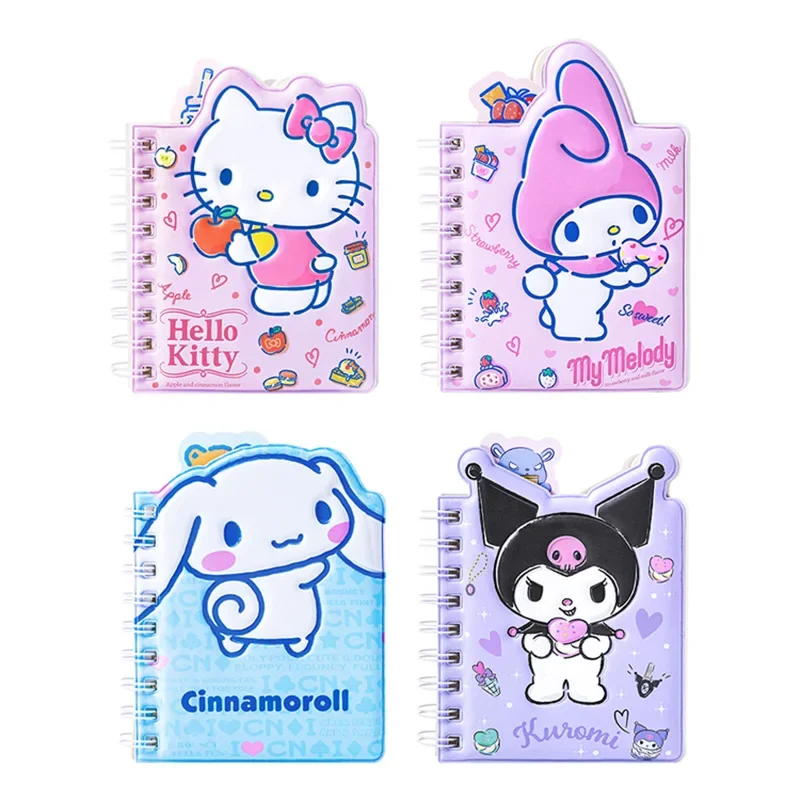 

Kawaii Sanrio Mini Notebook Journal My Melody Hello Kitty Kuromi Cinnamoroll School Supplies Stationery Notepad things for Girls