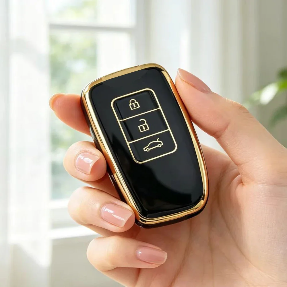 TPU Car Key Case Cover for Lexus GS300 GX470 IS250 ES350 LX570 GX460 Nx300h Is300h RX350 NX300 Es300h Rx450h Shell Fob Holder