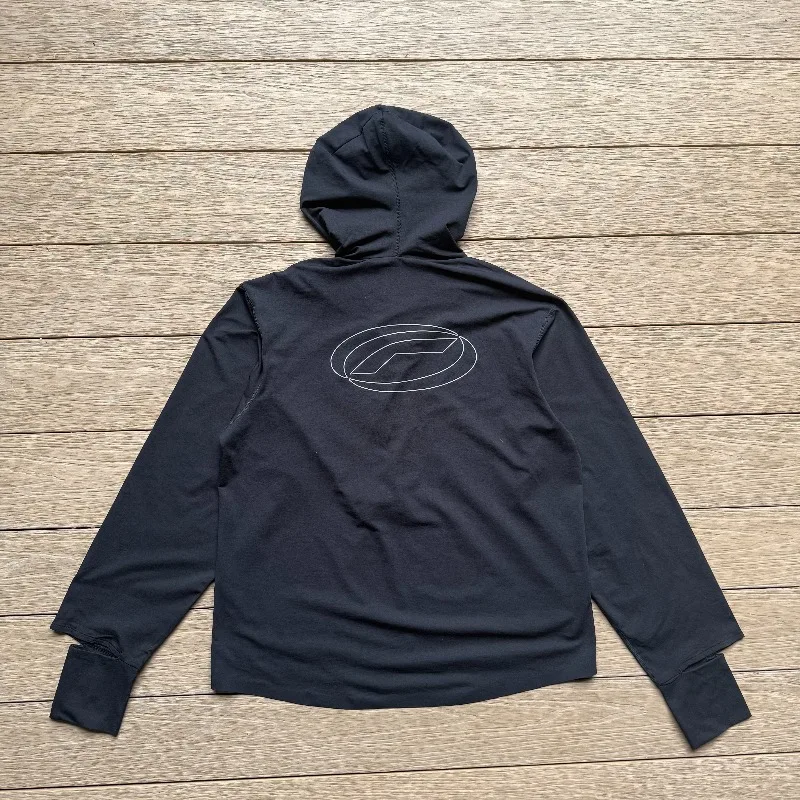Veste de sport optimiste à capuche semi-zippée, légère, anti-UV et à séchage rapide pour la course à pied