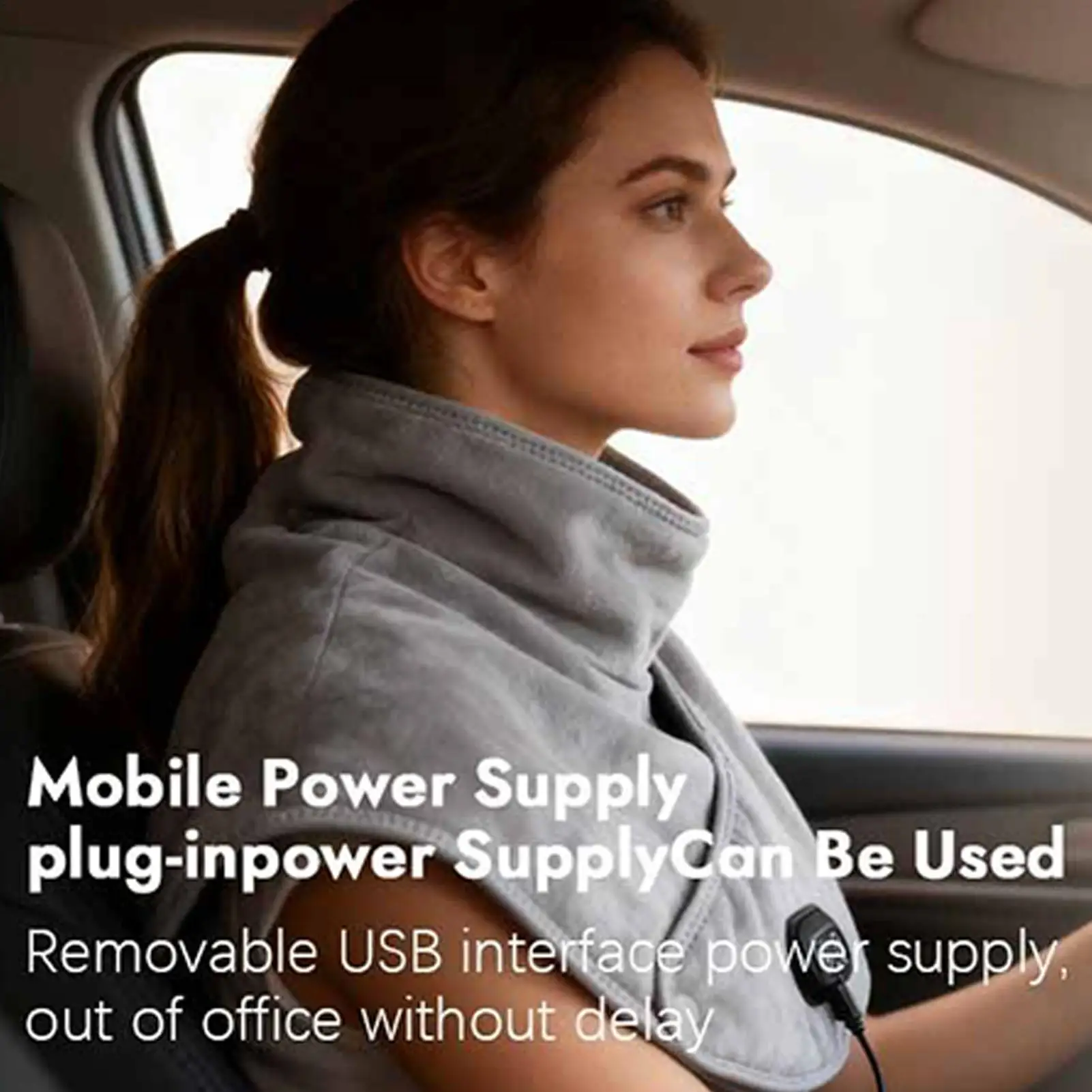 

NEW Weighted Heating Pad For Neck & Shoulder Electric Vibration Massager With Auto Shut-Off For Home, Office, Daily Relaxation