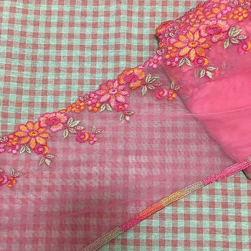 

10 ярдов вышивка кружевная отделка отделка юбка подол нижнее белье швейный материал ремесло DIY ткани для одежды кружево шириной 18 см