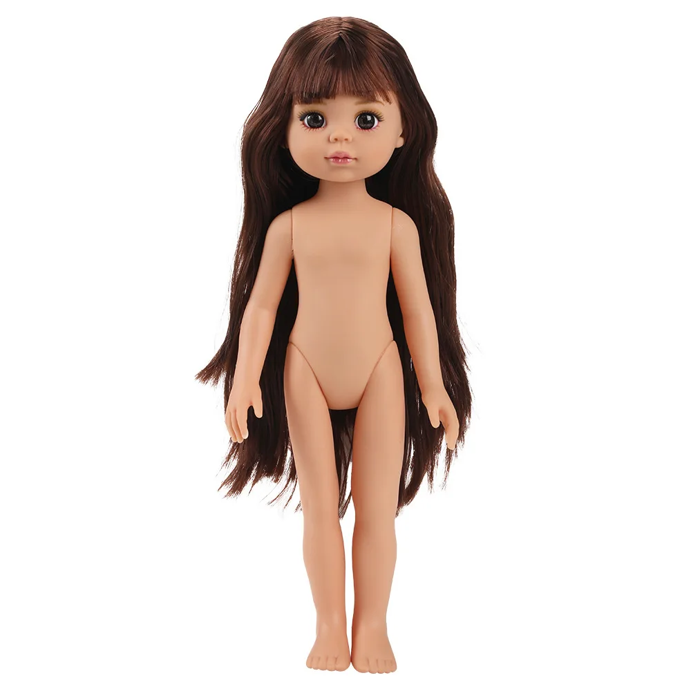 12 Inch Doll 32cm Height Cute Girl Vinyl Material Dress Up Toys Without Clothes Accessories