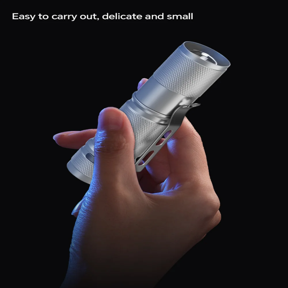 Colorful Magnetic Tail Mini Pocket Flashlight for EDC with 900 Lumens and 127m Range Lumintop Tool AA 3.0