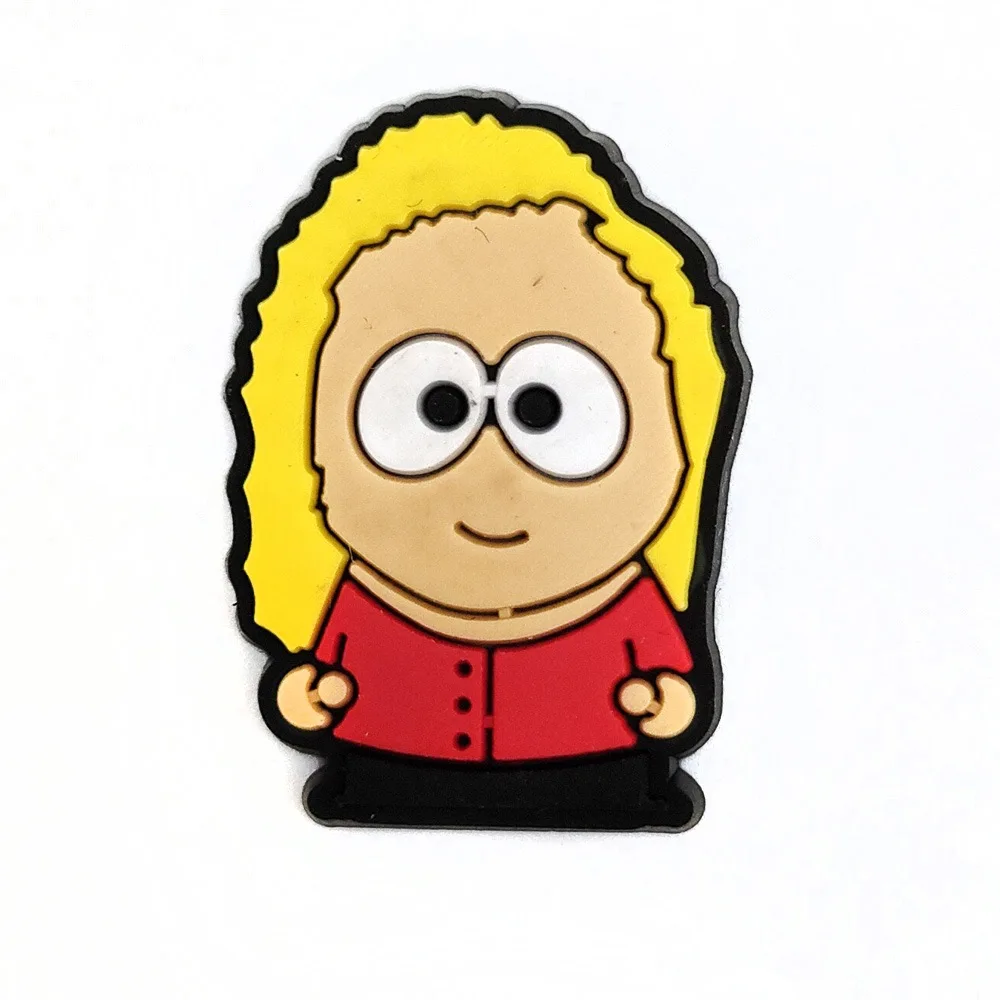 16-46 Stück Hot Toys South Park Schuh-Charms, Cartoon-Schuh-Dekorationszubehör, Schnallen, passend für Clogs, Sandalen, Armbänder, Freunde, Geschenke – Detail 15