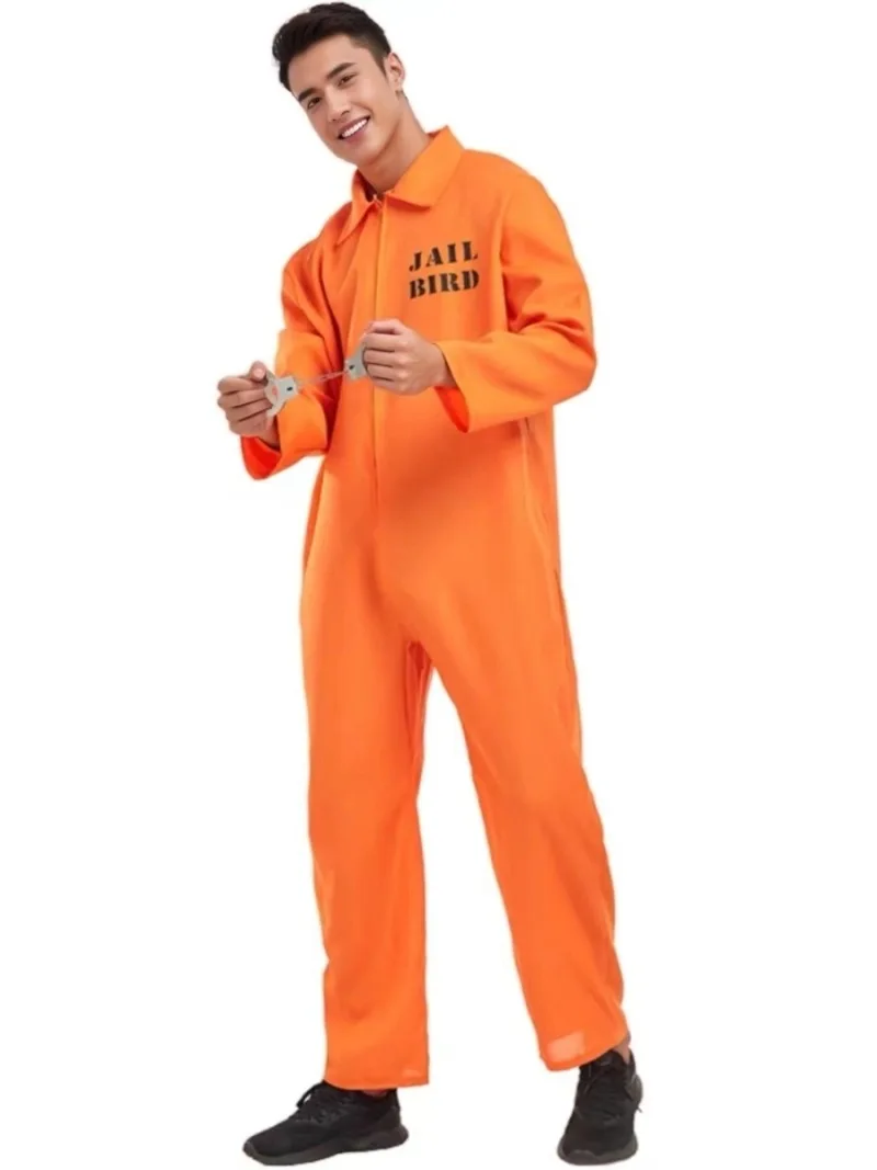 Ropa Unisex para adultos, Cosplay de Halloween, prisionero