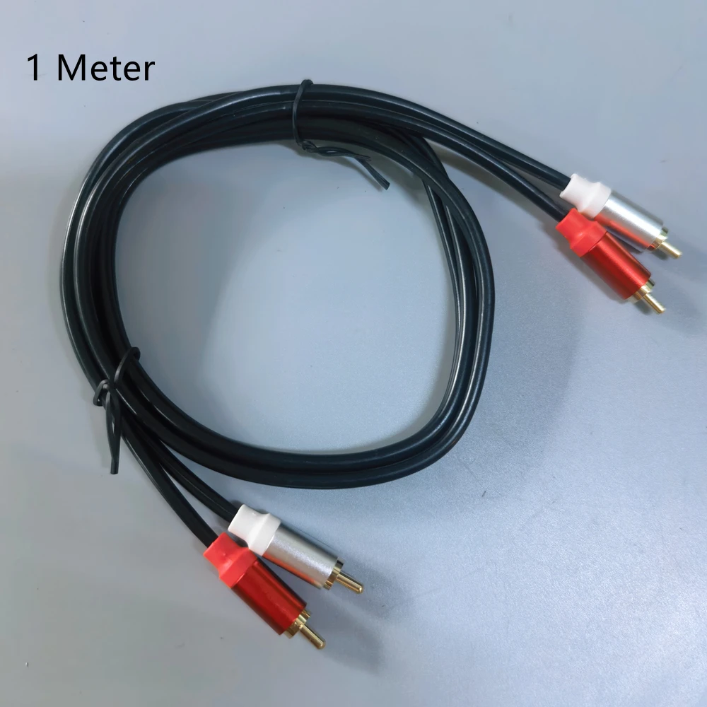 

1/3/5 Meters Double RCA Male to 2 Two RCA Male Audio Video Cable Line twin RCA Male Video Audio Cord Wire Line Cable