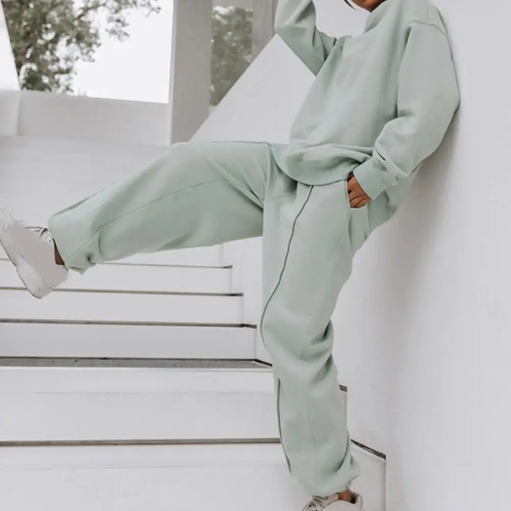 Women\'s 2 Piece Outfits Pants Sets Sweatsuits Tracksuit Oversized Hoodie Sweatshirt Matching Sweatpants Lounge Set