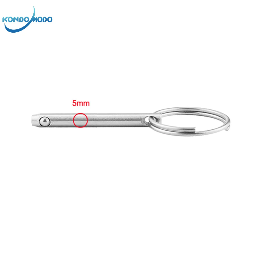 Boat Accessories 5mm Marine Grade Quick Release Ball Pin 316 Stainless Steel for Boat Bimini Top Deck Hinge Marine Hardware