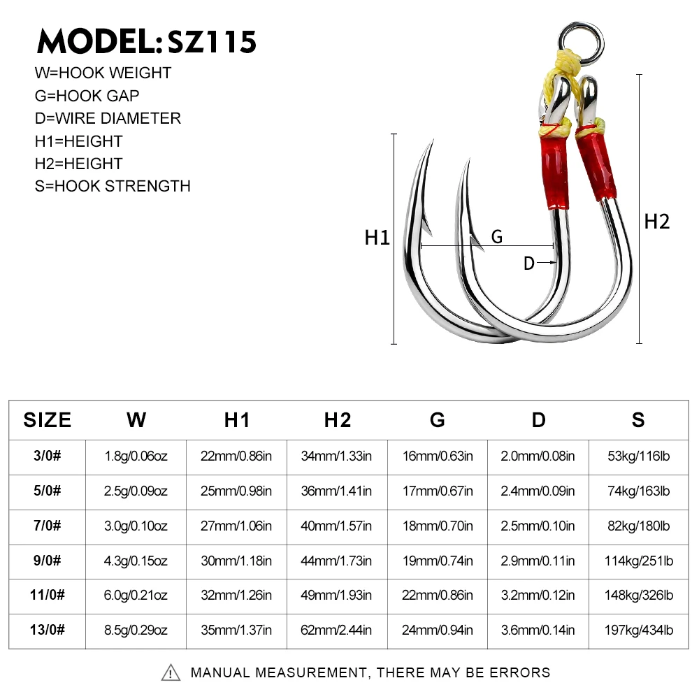 Anzuelos Auxiliares 6X Proberos – Línea PE para Jigging - imagen 2