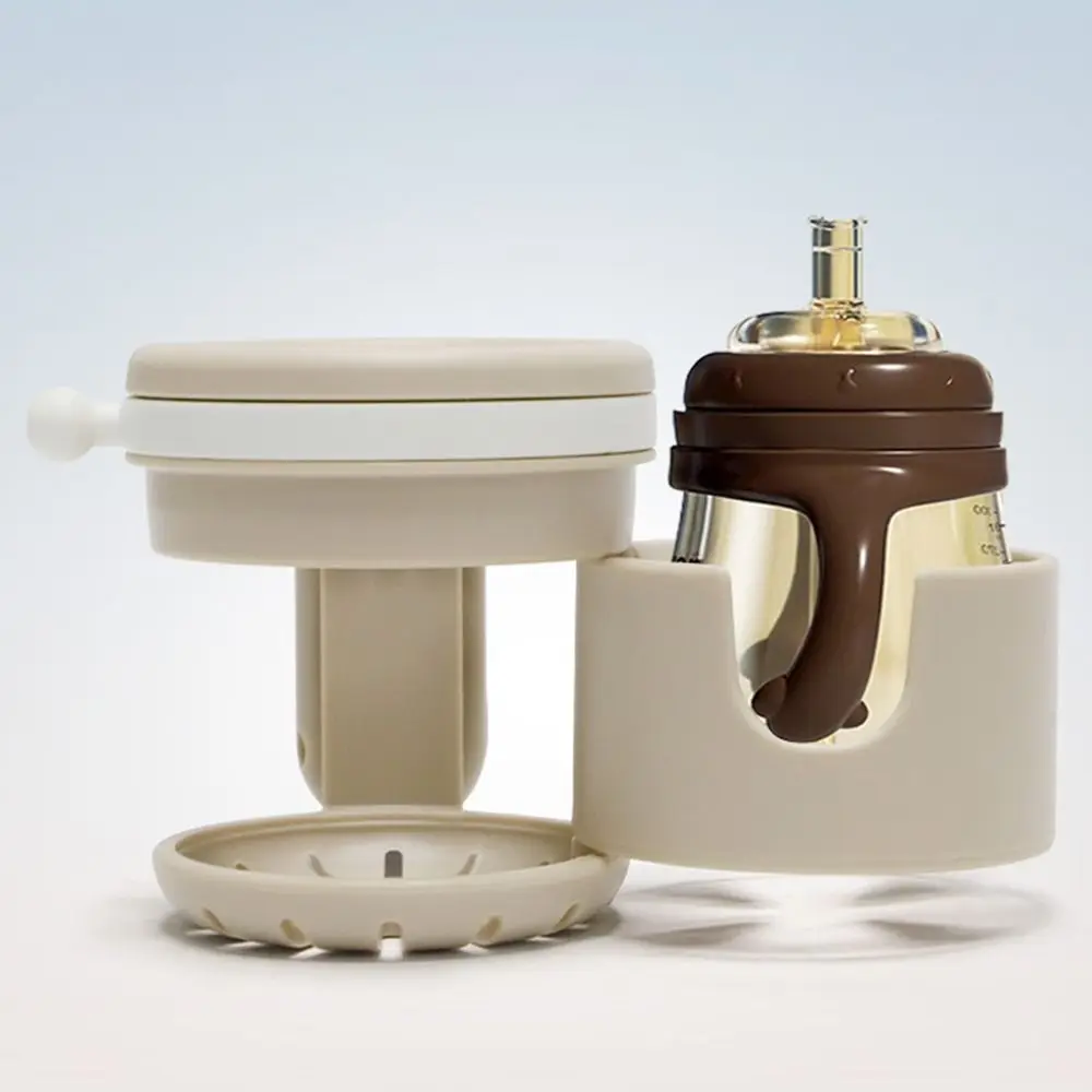3 in 1 Design Stroller Cup Holder Non Slip 360° Rotation Water Bottle Tray Universal Mount Multi Function Phone Holder