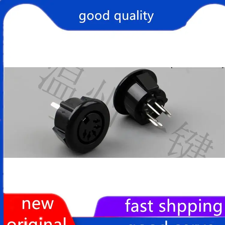 10pcs original new DS-5-07a square S-terminal connector large 5-core 6-pin socket 6PIN pin DIN female base