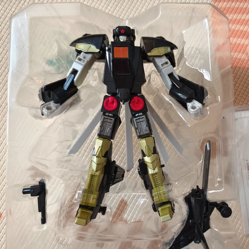 9 ''/avião militar deformação robô brinquedo conversível figura de ação modelo plástico robô brinquedos anime série filme crianças presente