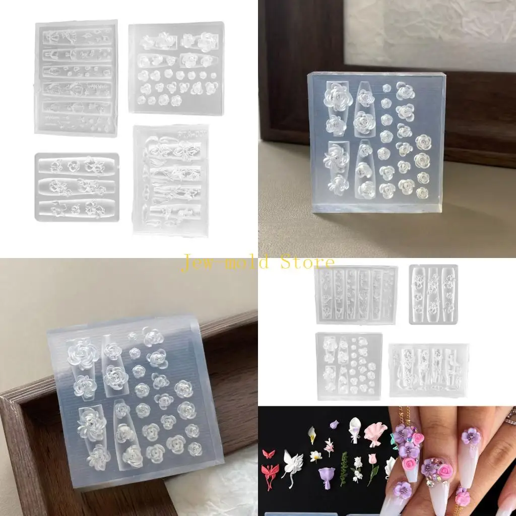 

C71B Flexible Silicone Mould for Acrylic Art With Butterfly Designs Daily Use