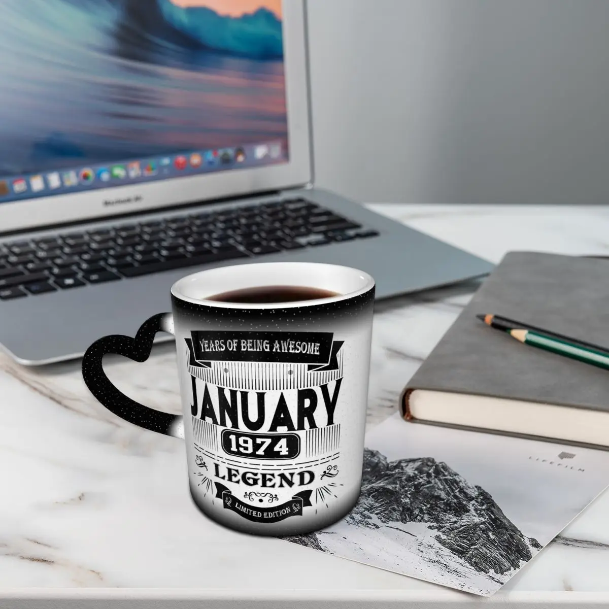 Legend Were Born In January 1974 Limited Edition 50th Birthday Mug Ceramic Coffee Cups Tea Mugs Milk Cup Drinkware Gift