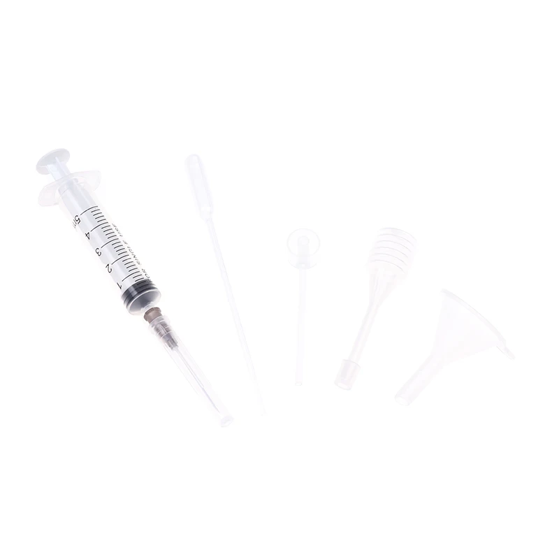 Ensemble d'outils de recharge de parfum 6 pièces/ensemble 0.5ml, diffuseur en plastique, seringue compte-gouttes en paille, entonnoir de distribution de pulvérisation, outils cosmétiques requis